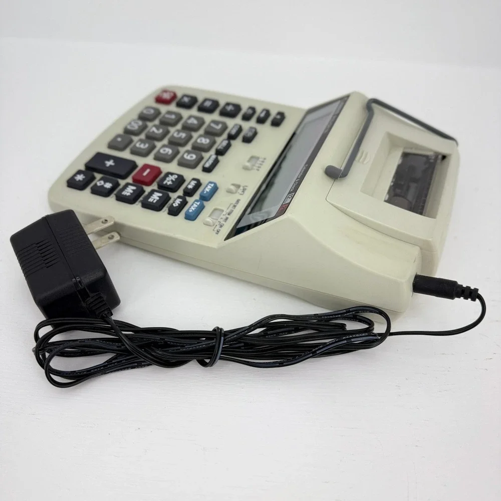 Canon P23-DH III Printing Calculator 12 Digit Beige Excellent‎ AC Adapter